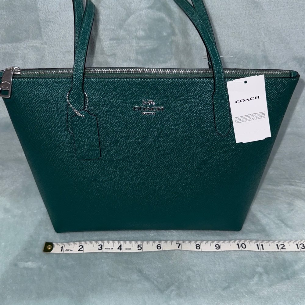 Coach Emerald Green Tote Bag - Picture 14 of 17